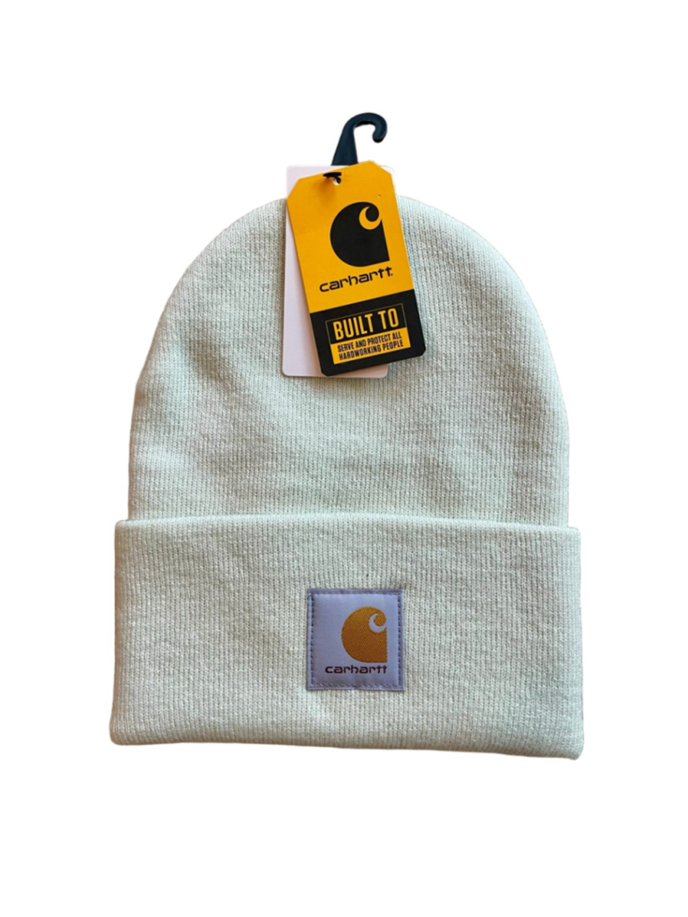 Carhartt A18 Knit Cuffed Beanie Tender Greens Mint Green One Size NWT